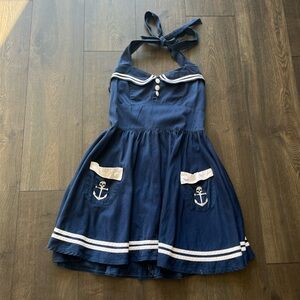 Hell Bunny Vixen Costume Sailor Dress